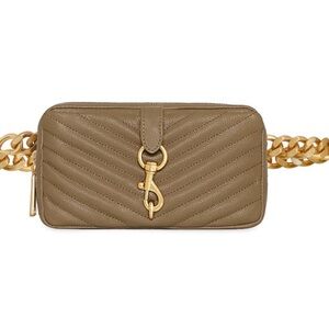 Rebecca Minkoff Tan Quilted Crossbody Bag